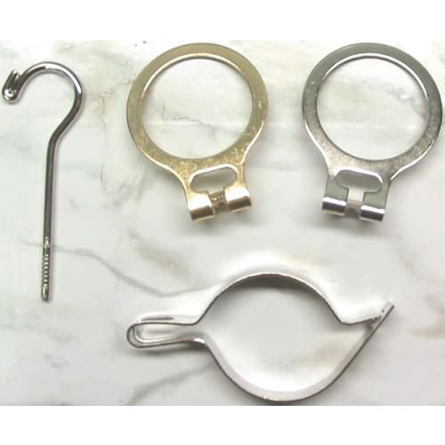 Anti-Theft Removeable Metal B Ring, Chrome